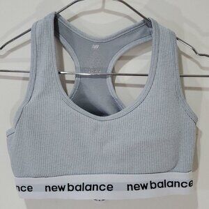 New balance medium grey sports bra